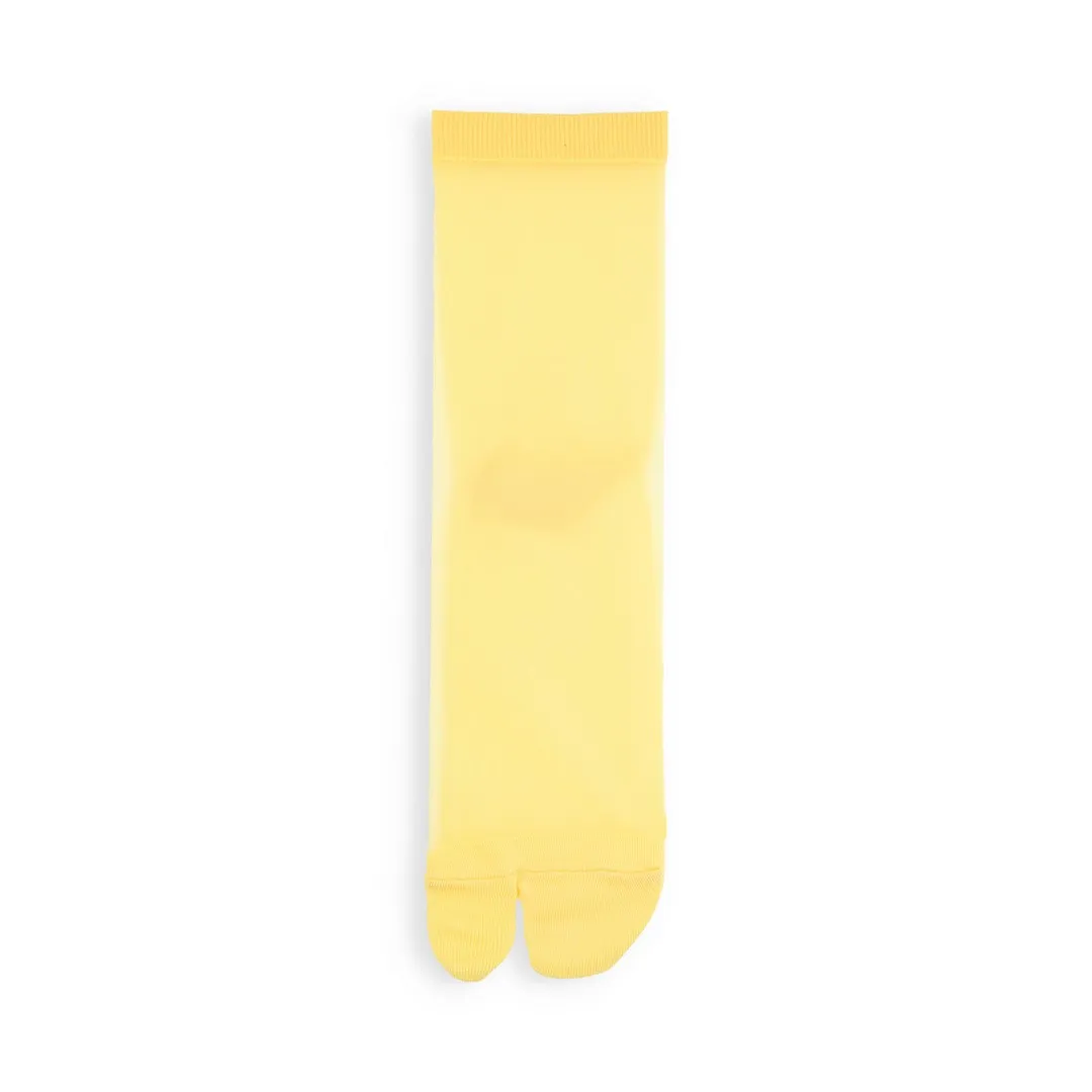 021131881 Sheer Bicolor Tabi Low Crew Socks S