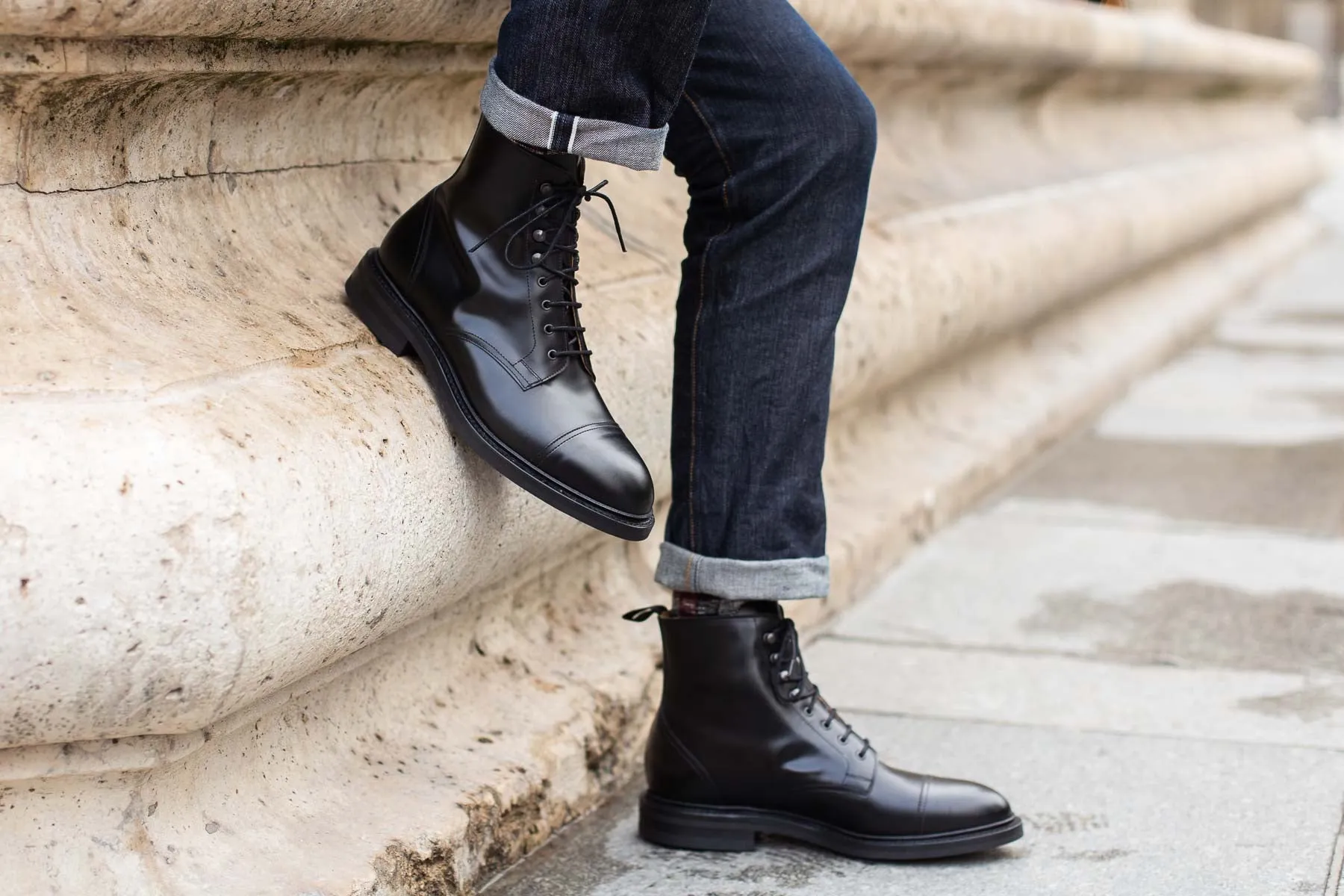 12819 Boots diplo noir