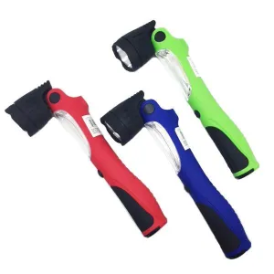 2-in-1 3W LED Flashlight and 3W COB Work-Light With 90-Degree Rotating Head