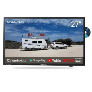 27inch 12volt HD Smart TV with Dvd Bluetooth Chromecast
