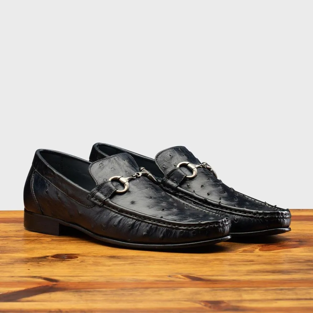 3238-M Calzoleria Toscana Men's Ostrich Dress Loafer
