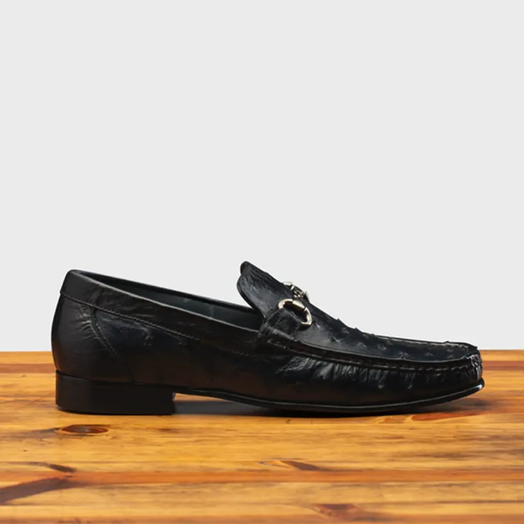 3238-M Calzoleria Toscana Men's Ostrich Dress Loafer