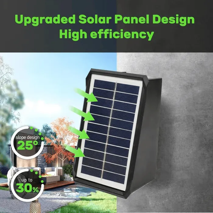 ✨☀️4 LED Solar Colorful Wall Lights Outdoor Light Waterproof
