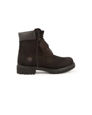 6 Inch Lace Waterproof Boots Black