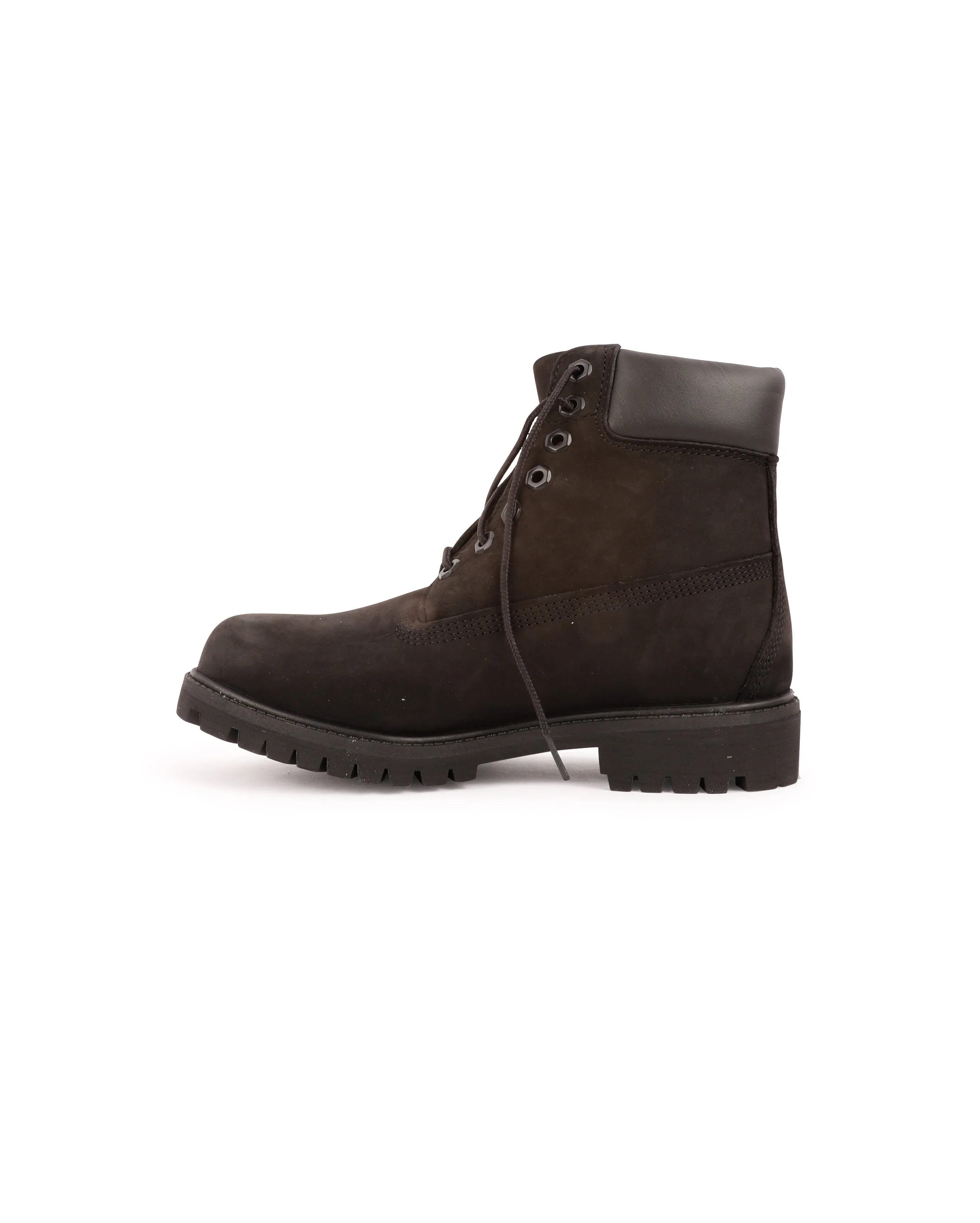 6 Inch Lace Waterproof Boots Black