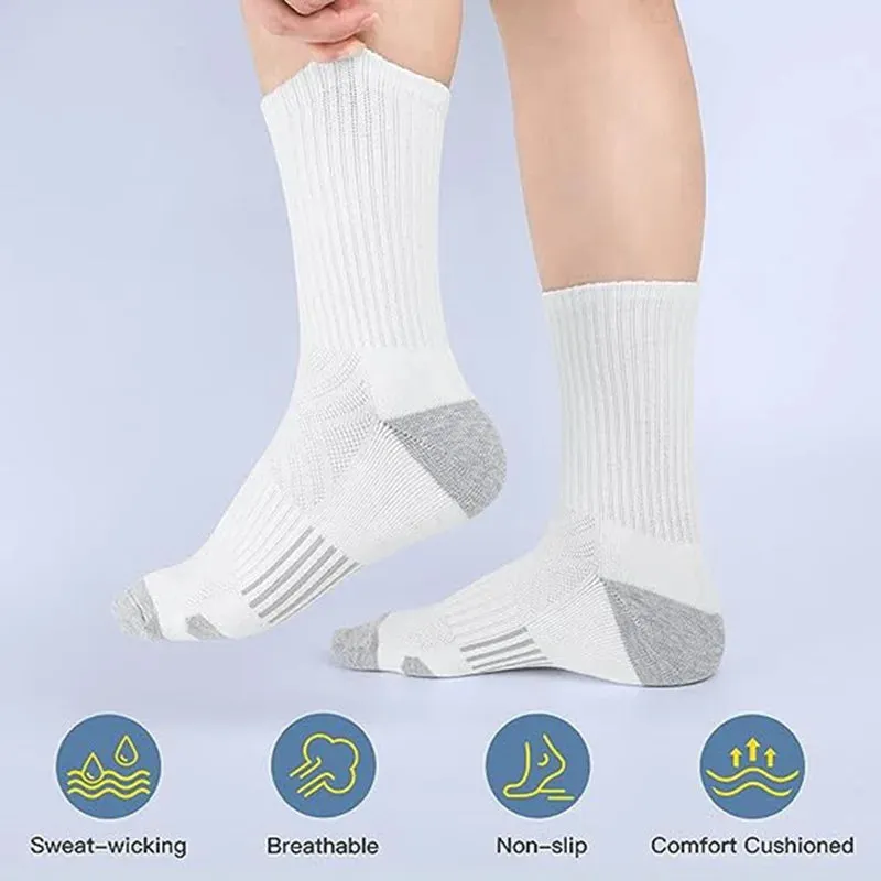 6 Pairs of High-Quality Comfortable Men's Outdoor Gym Socks