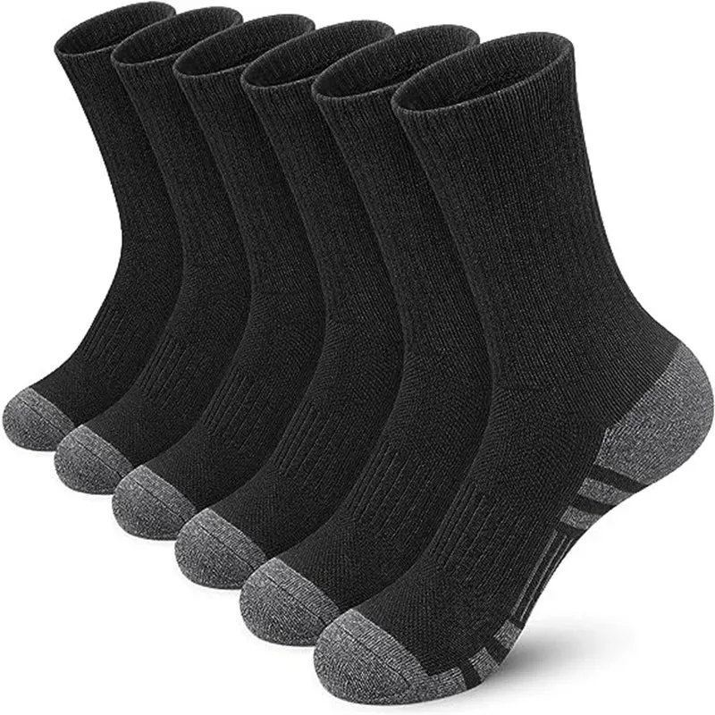 6 Pairs of High-Quality Comfortable Men's Outdoor Gym Socks