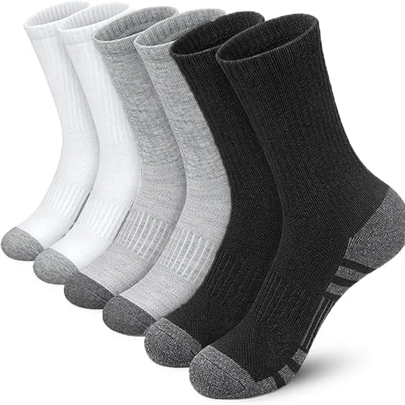 6 Pairs of High-Quality Comfortable Men's Outdoor Gym Socks