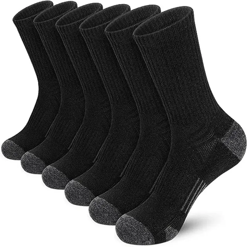 6 Pairs of High-Quality Comfortable Men's Outdoor Gym Socks