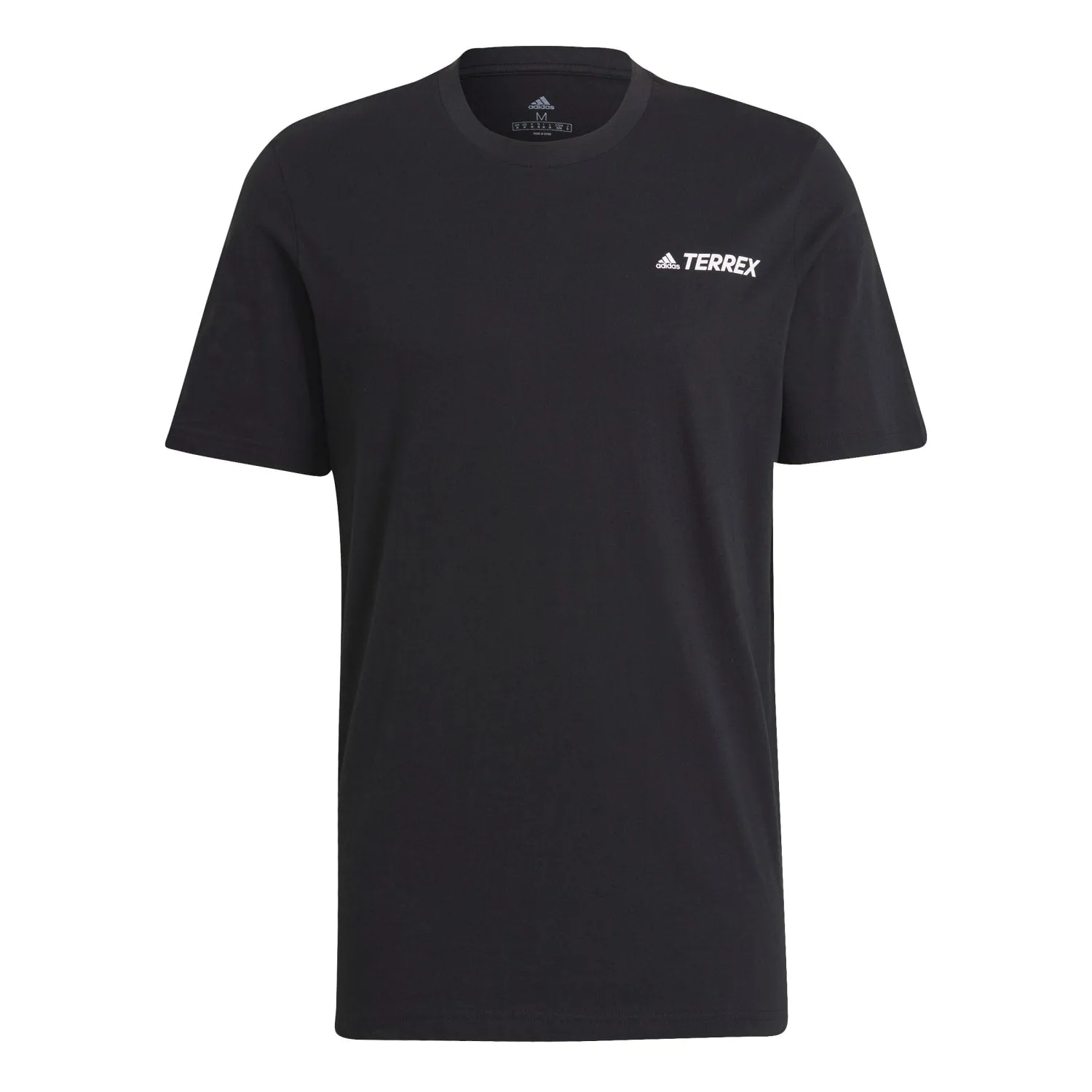 Adidas Outdoor Men TX Mountain Graphic Tee Black GP0019