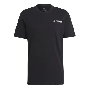 Adidas Outdoor Men TX Mountain Graphic Tee Black GP0019