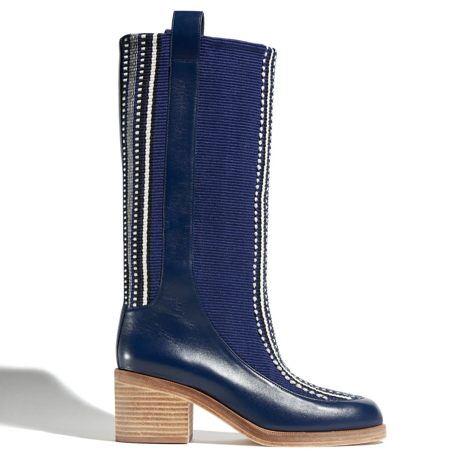 Amambaih Paris Julia Fabric Boot in Night