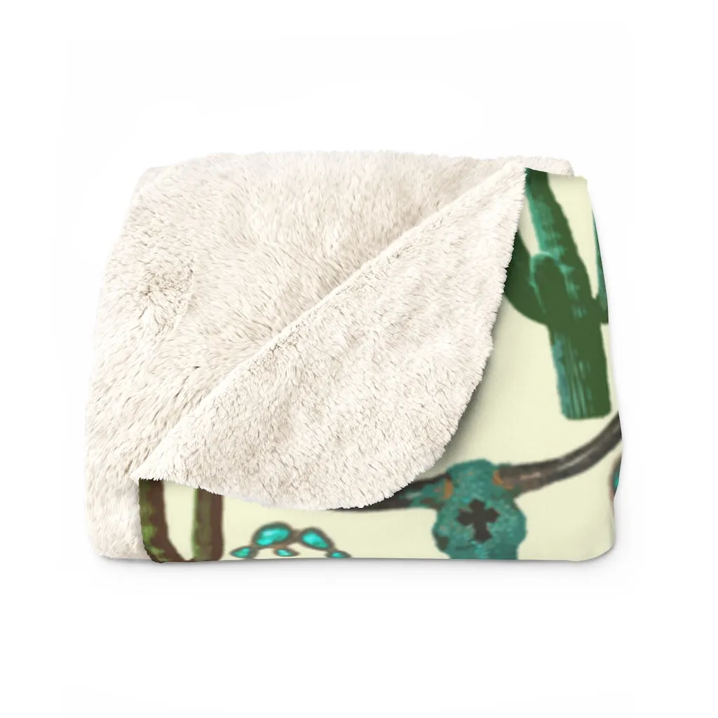 'Arizona'  Sherpa Fleece Blanket