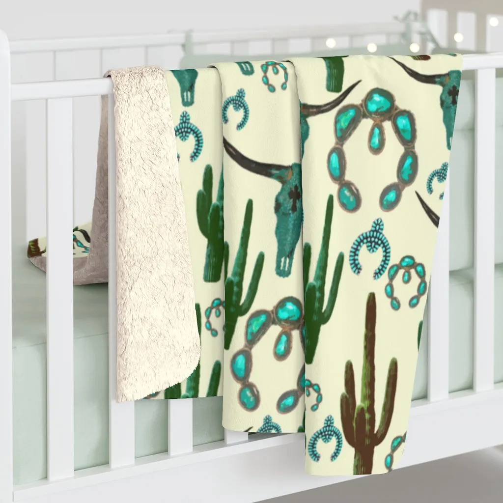 'Arizona'  Sherpa Fleece Blanket