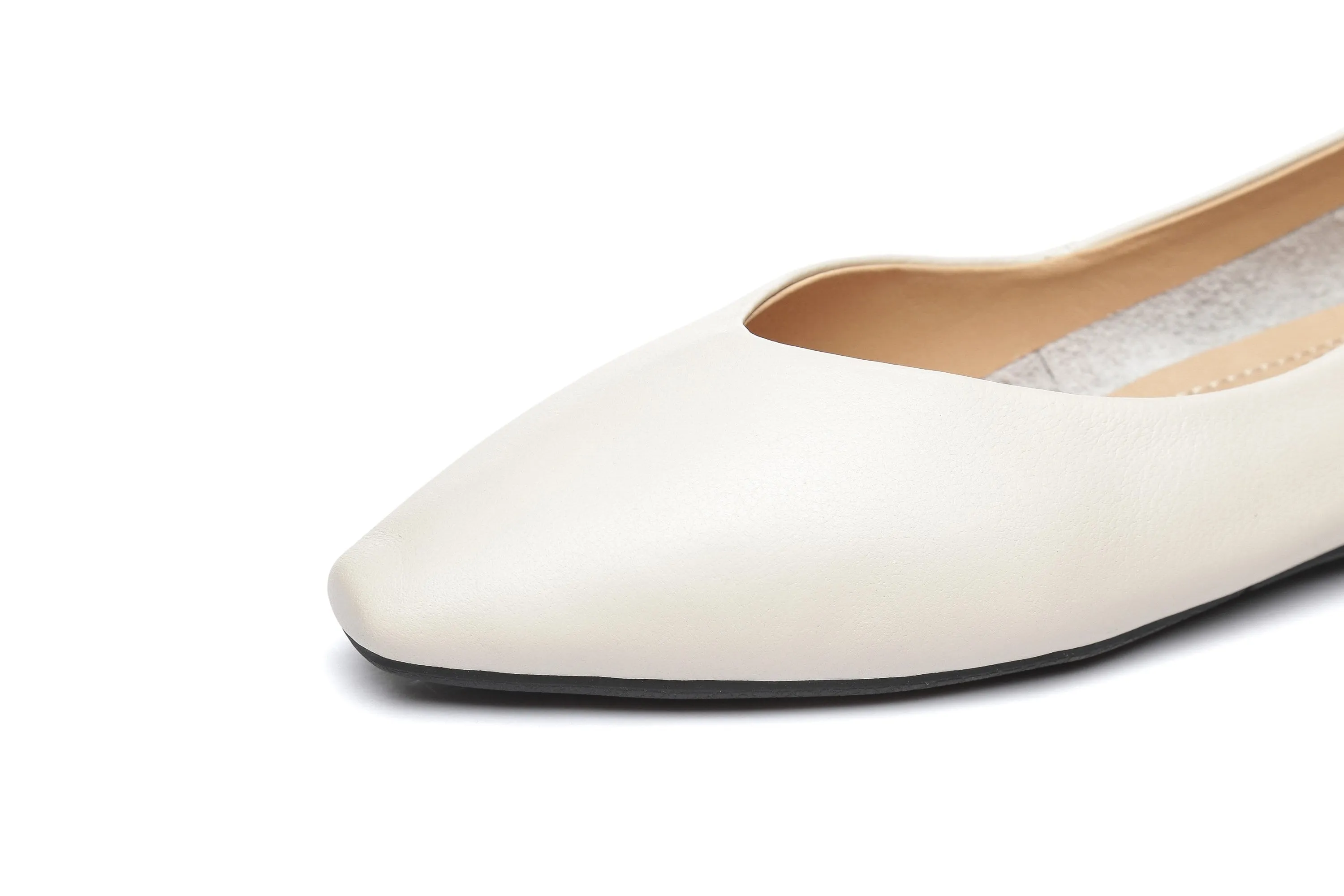 Australian Shepherd® Everly Leather Pointed Toe Ballet Flats