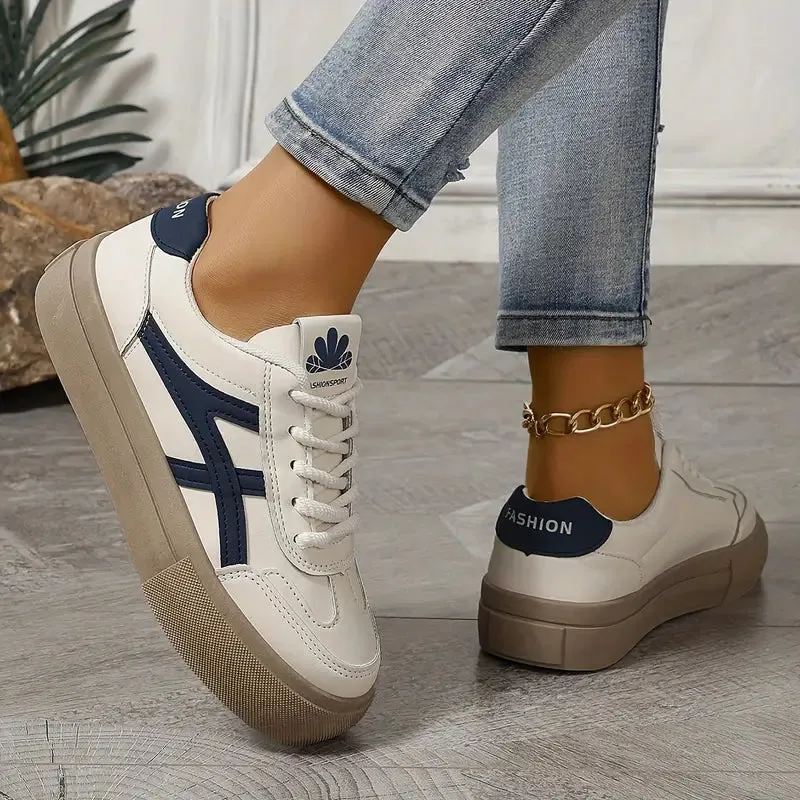 Avencea | Orthopedic Low Sneakers with Rubber Sole