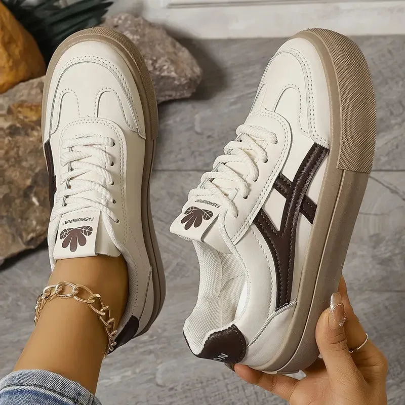 Avencea | Orthopedic Low Sneakers with Rubber Sole