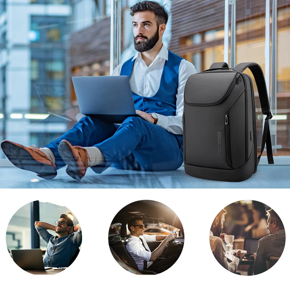 BANGE  Business Waterproof Backpack Suitable for 15.6inch Laptop Backpack with USB charging