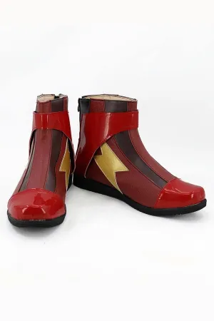 Barry Allen Flash Boots Cosplay Shoes