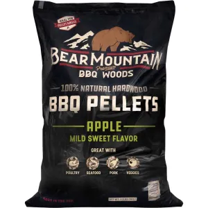 BEAR MOUNTAIN BBQ PREMIUM WOODS 20LBS APPLE WOOD PELLET