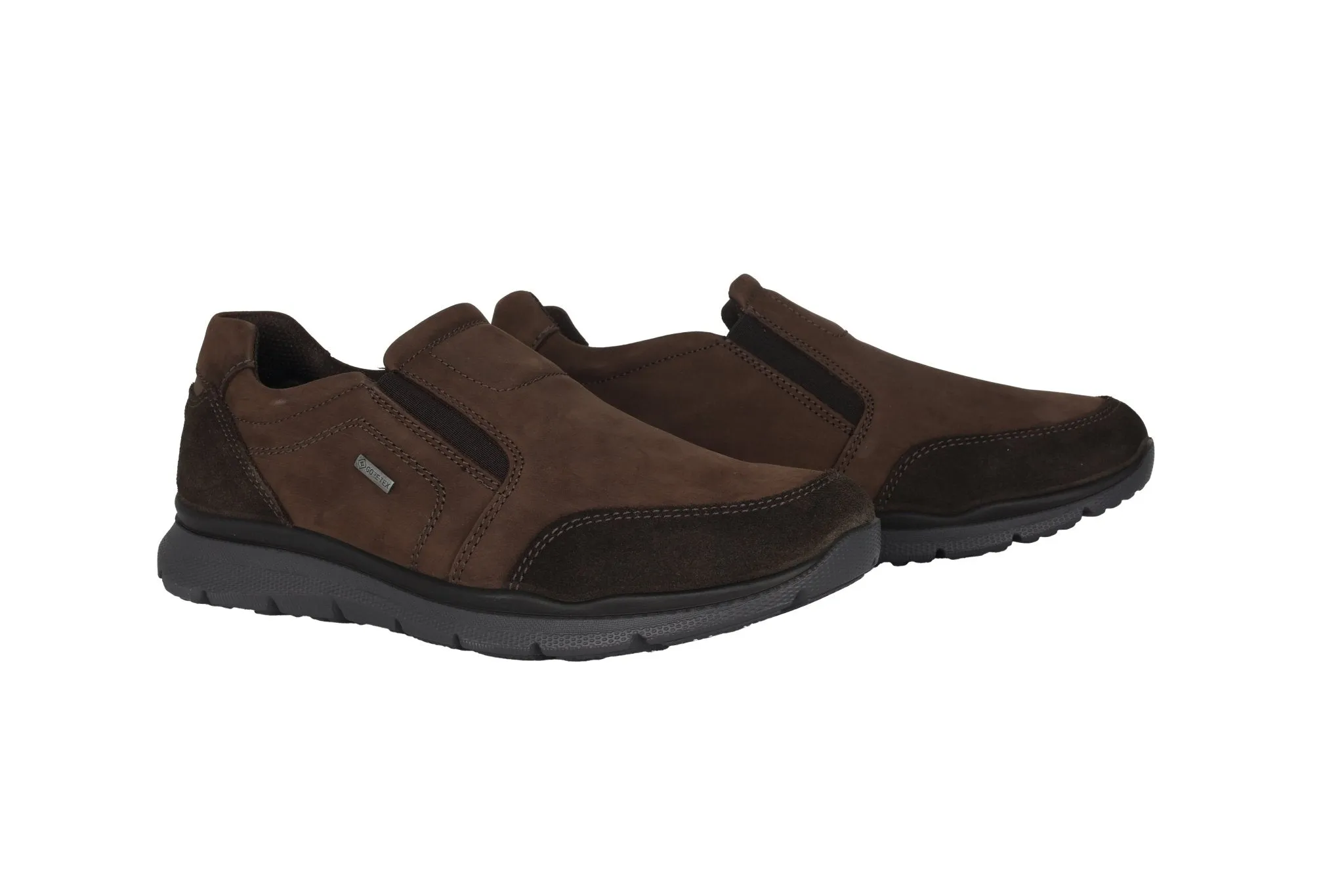 'Benjo' men's waterproof goretex slip-on shoe - Brown