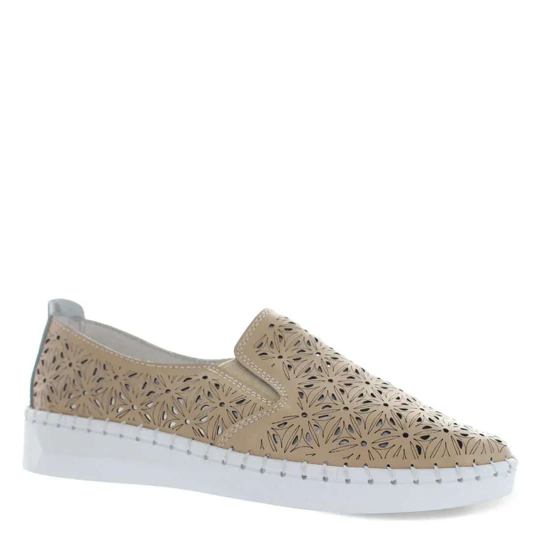 Bernie Mev Nude Fern Slip On Shoes