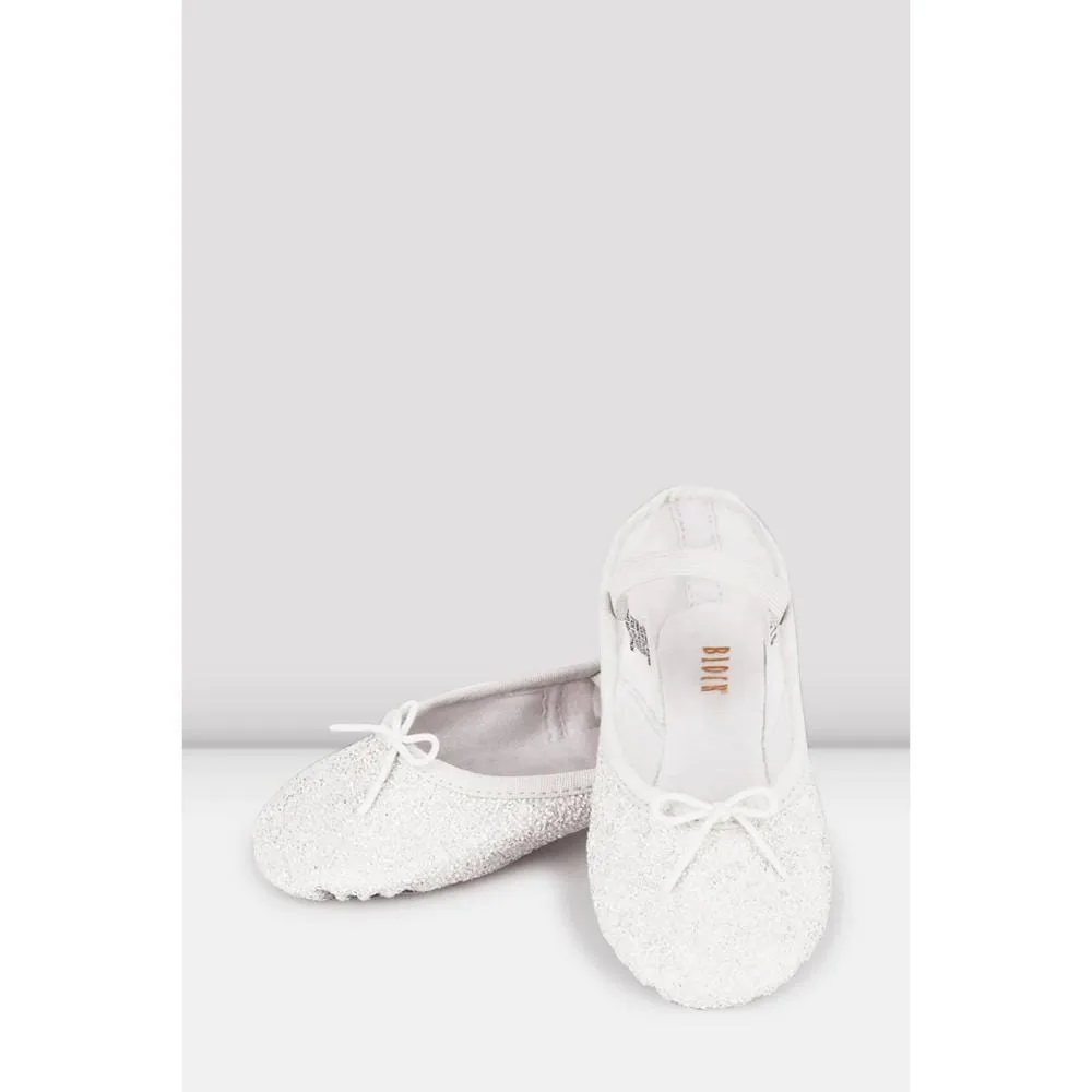 Bloch SO291G Sparkly Ballet Shoes - Girls