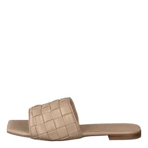 Braided Flats Beige