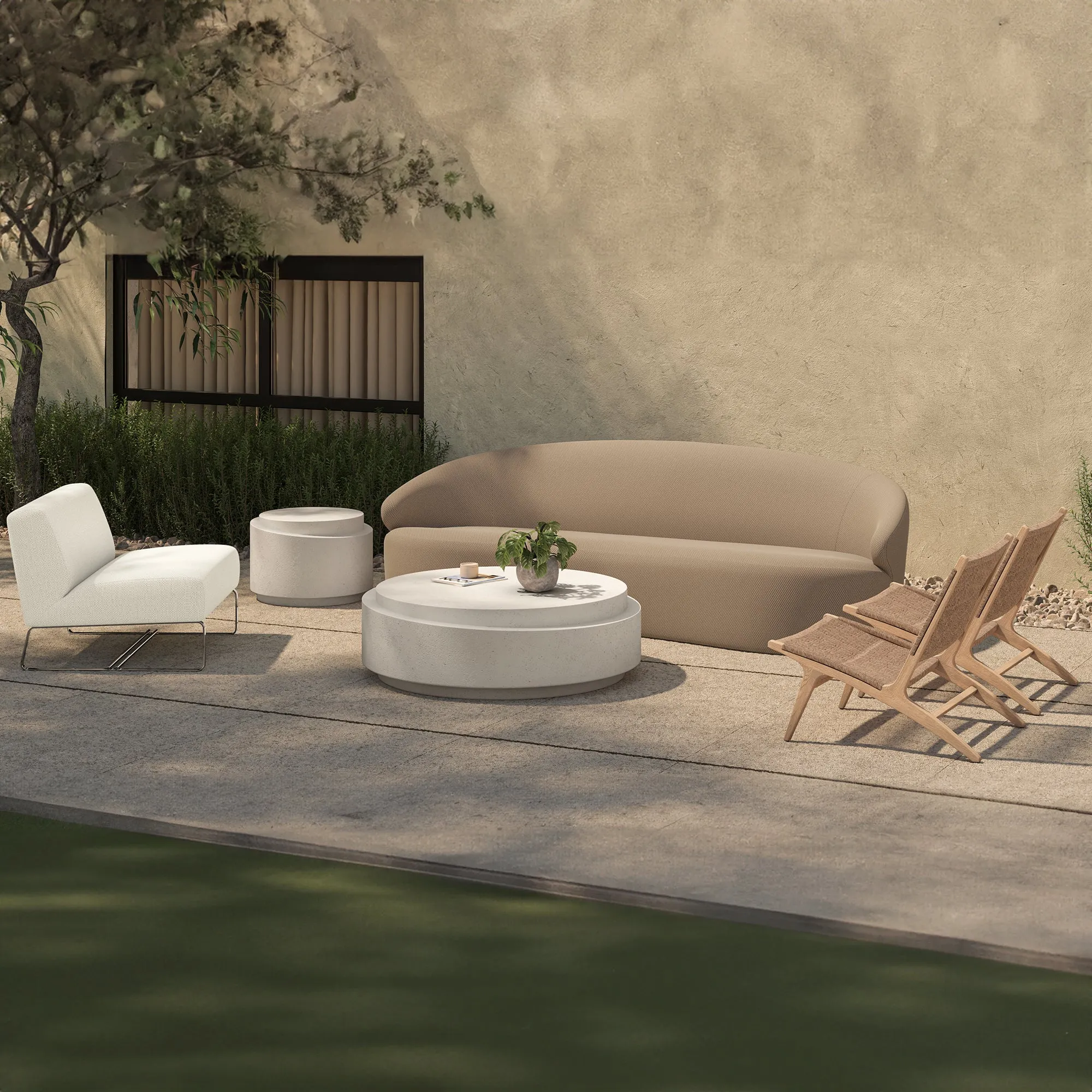 Breezy Haven Outdoor Lounger