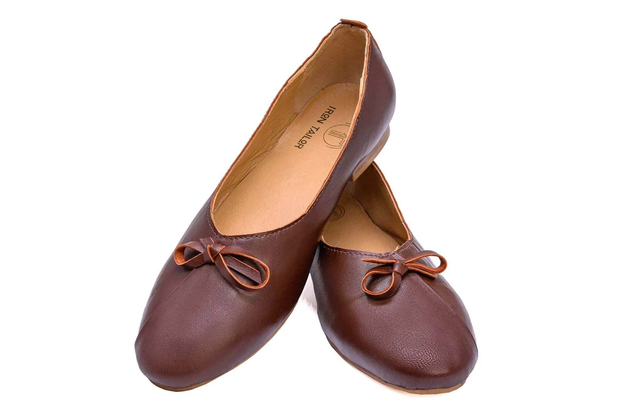 Brown Leather Loafer With  Lace