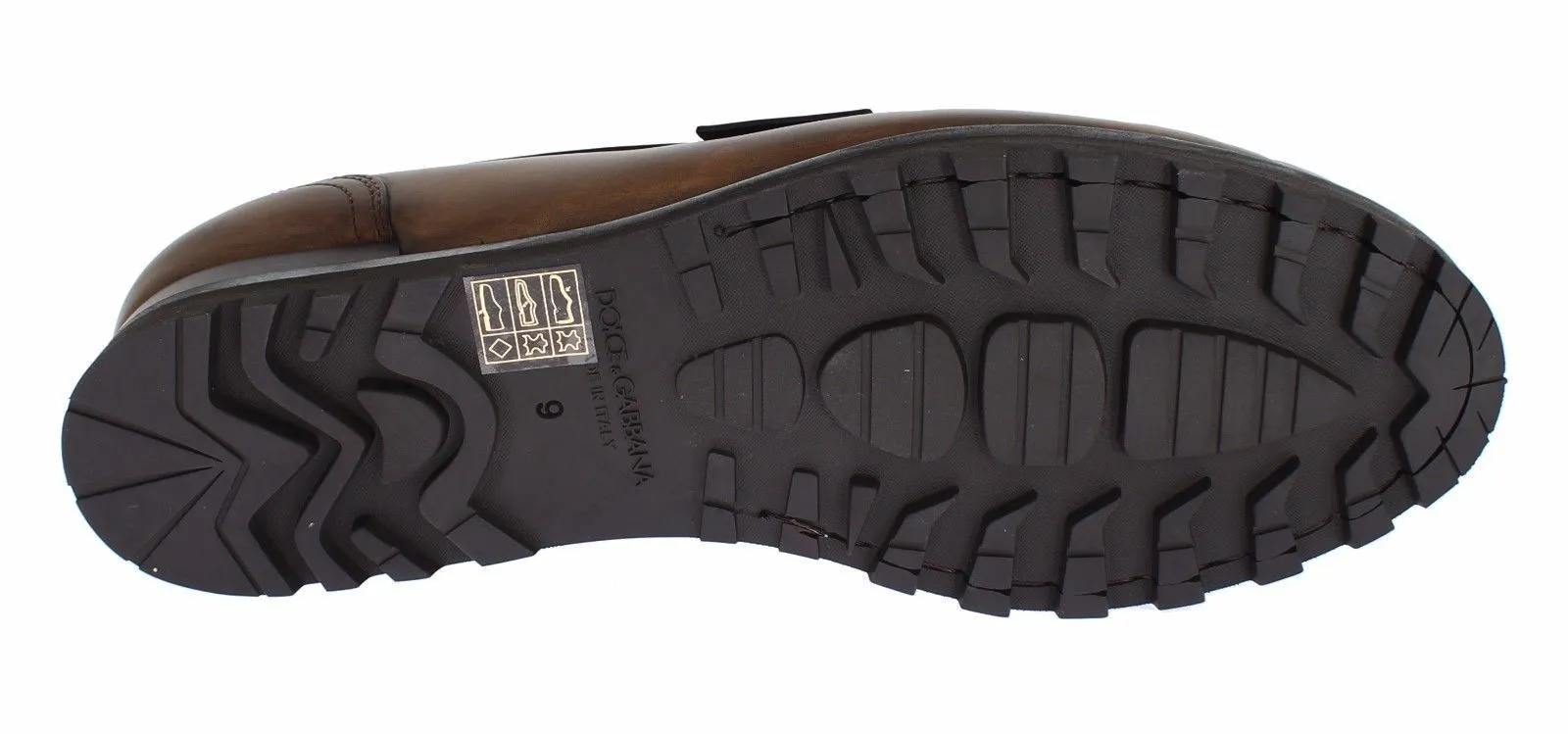 Brown Leather Loafers Casual Dress Shoes