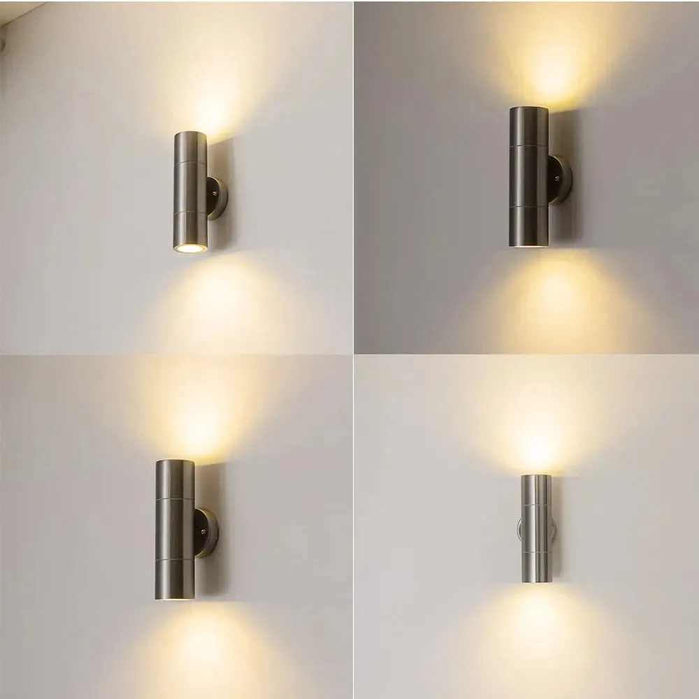 Brushed Nickel Outdoor Wall Lights