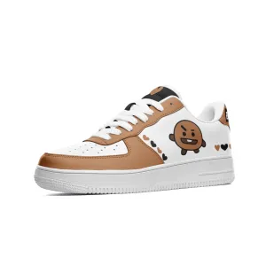 BT21 Shooky Unisex Low Top Leather Sneakers