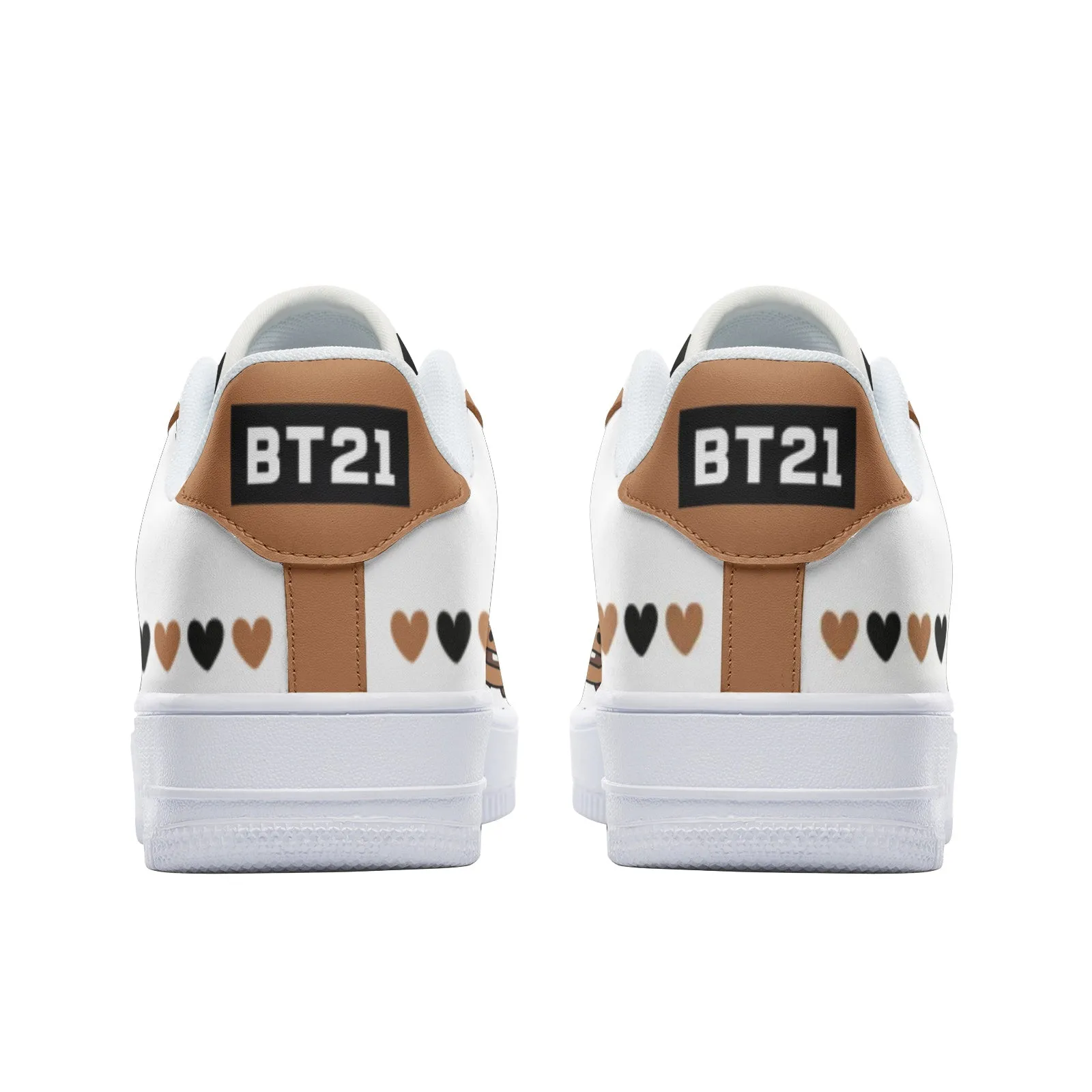BT21 Shooky Unisex Low Top Leather Sneakers