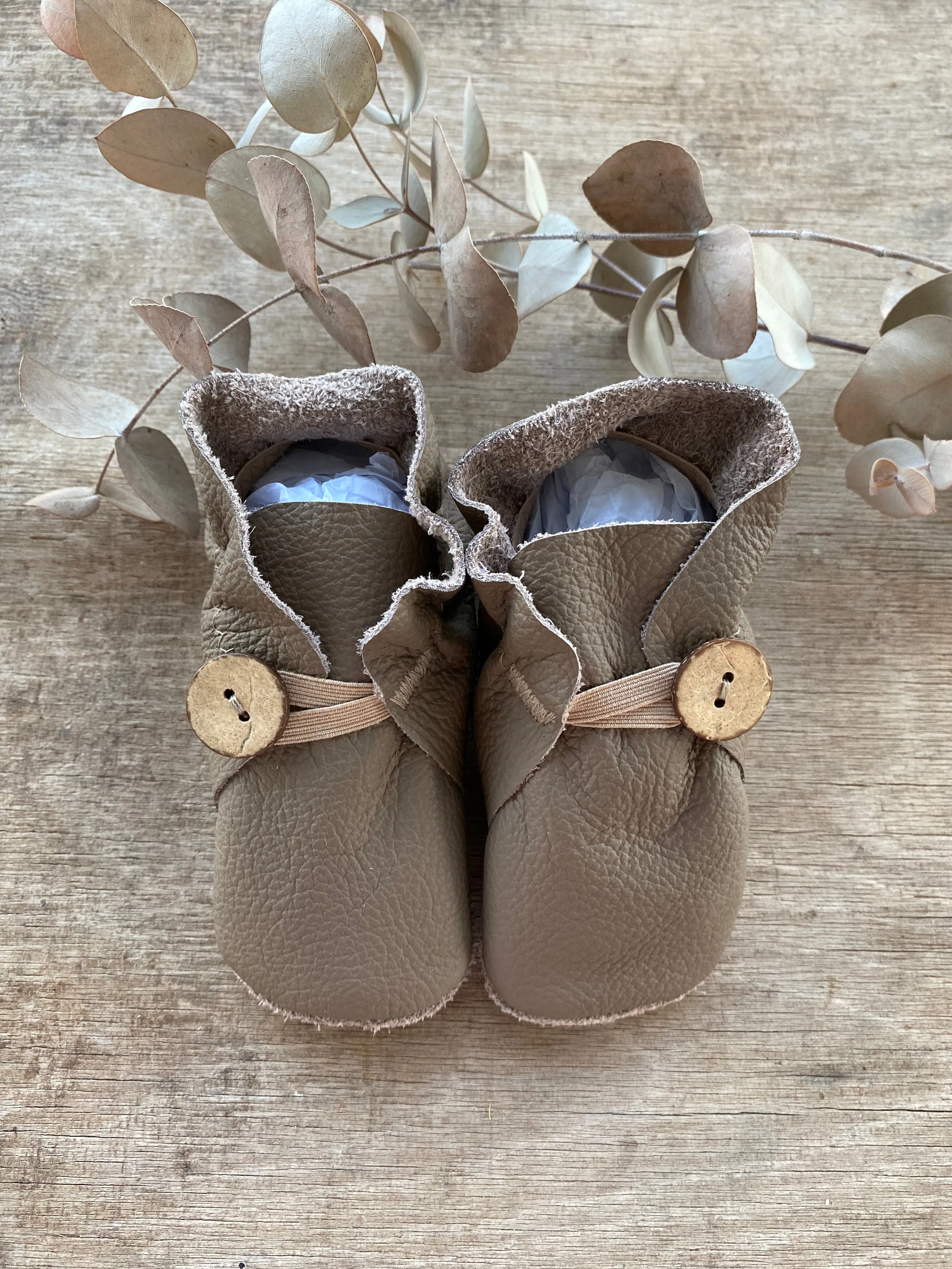 Button Bootie - Mink