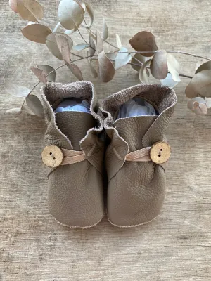 Button Bootie - Mink