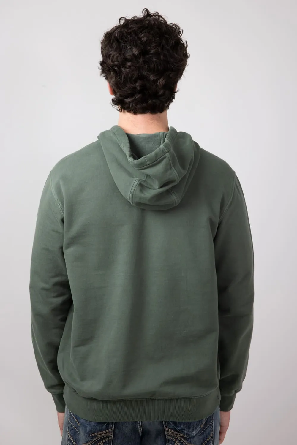 Carhartt Midweight Garment Dyed French Terry Hoodie for Men in Mountain View | 106253-GF8-MOUNTAIN
