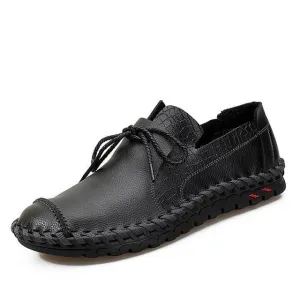 Casual Handmade Genuine Leather Men's Soft Flats