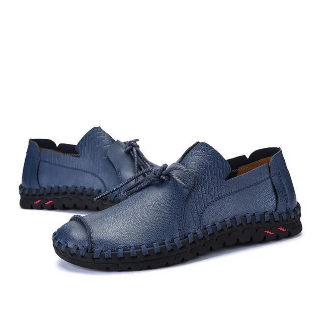 Casual Handmade Genuine Leather Men's Soft Flats