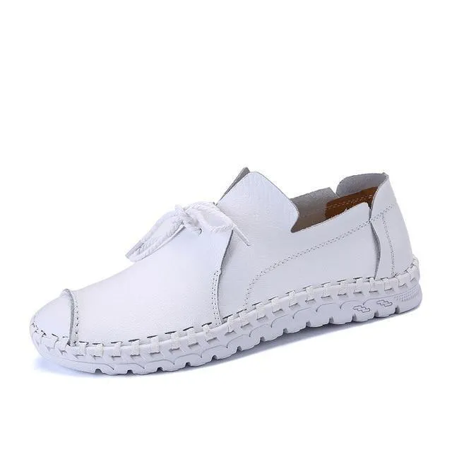 Casual Handmade Genuine Leather Men's Soft Flats