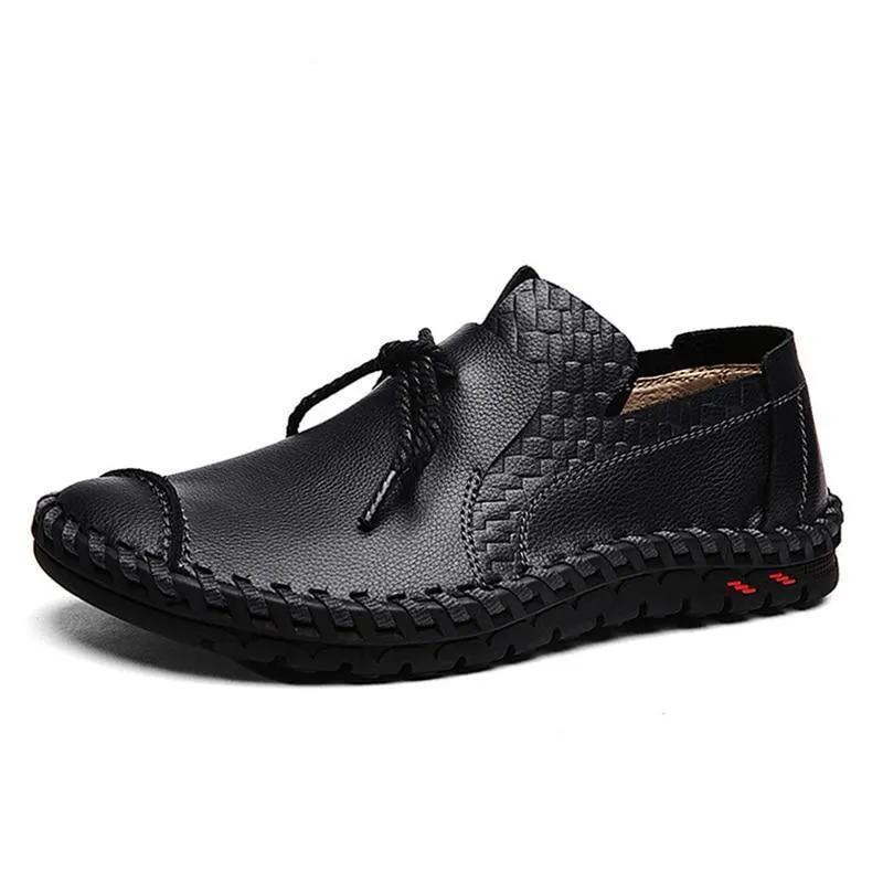 Casual Handmade Genuine Leather Men's Soft Flats