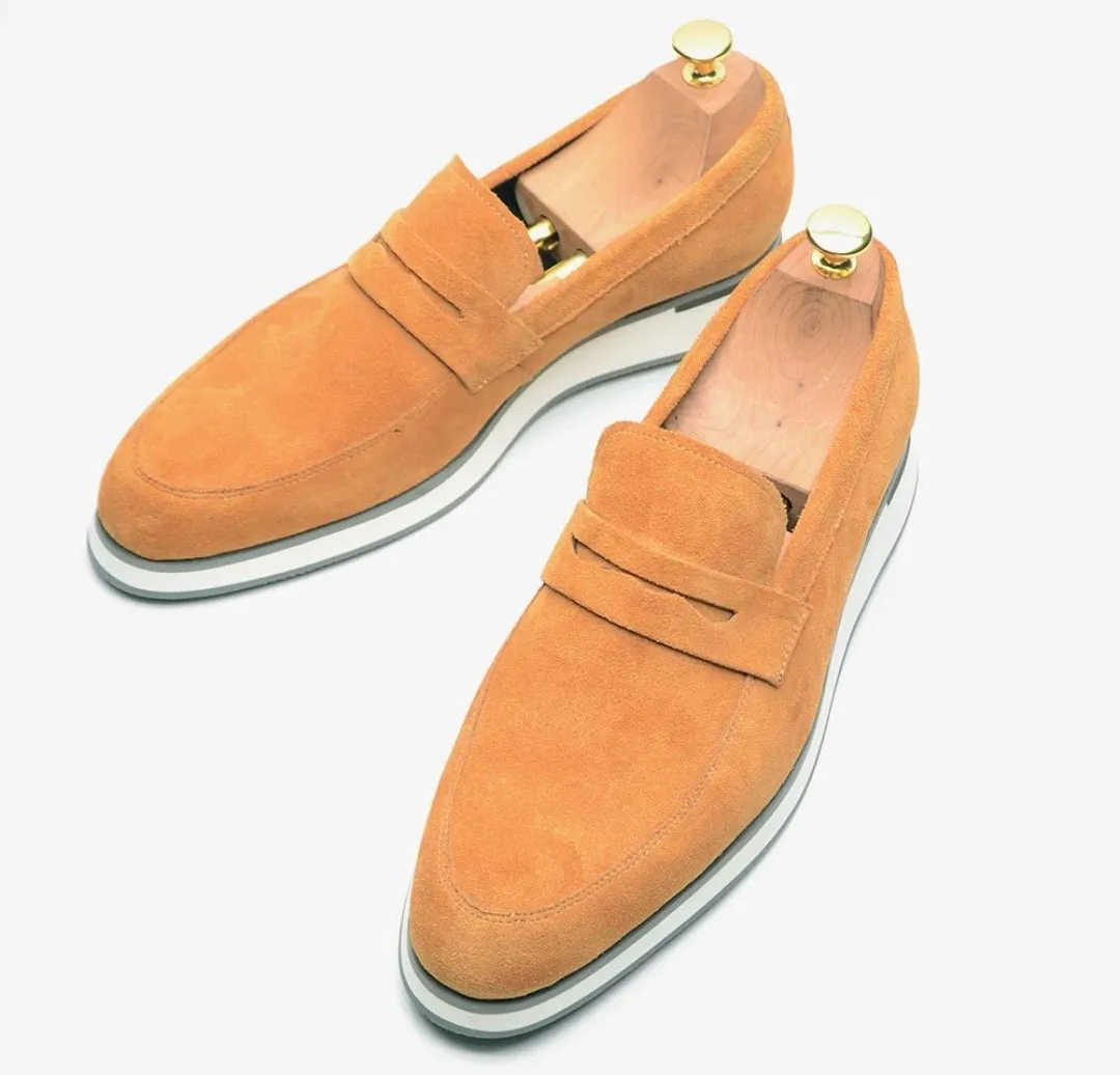 CAVANELI SUEDE LOAFERS
