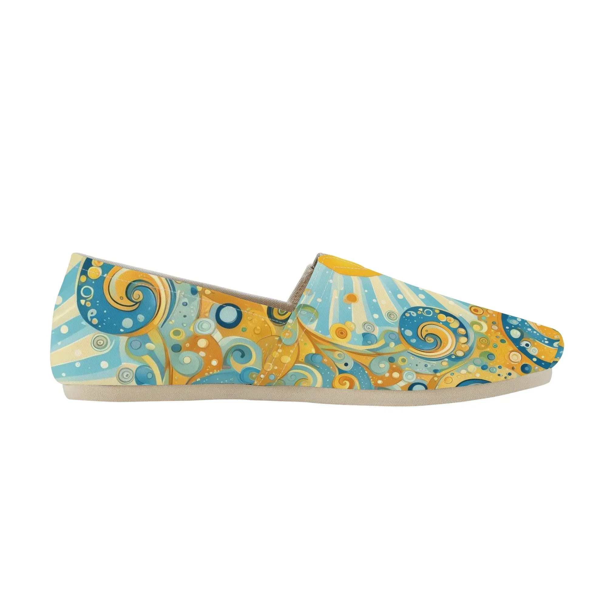 Cheerful Sun Womens Casual Slip On Shoes