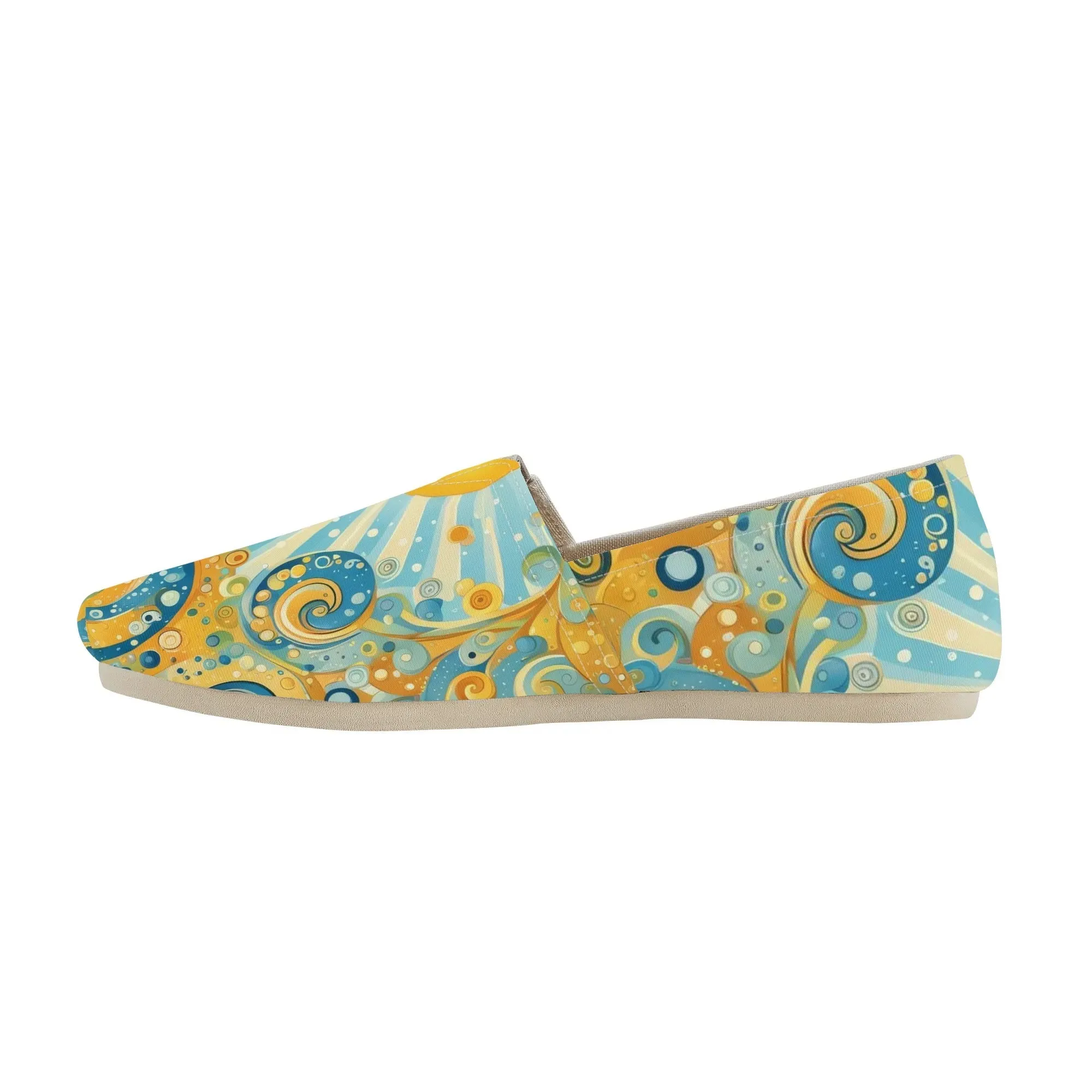Cheerful Sun Womens Casual Slip On Shoes