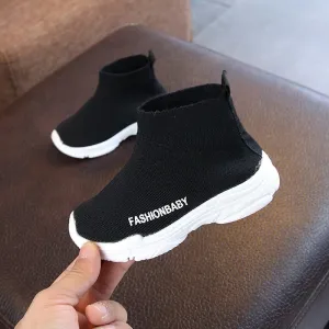 Children Casual Shoes Slip-on Breathable Kids Socks Shoes Non-slip