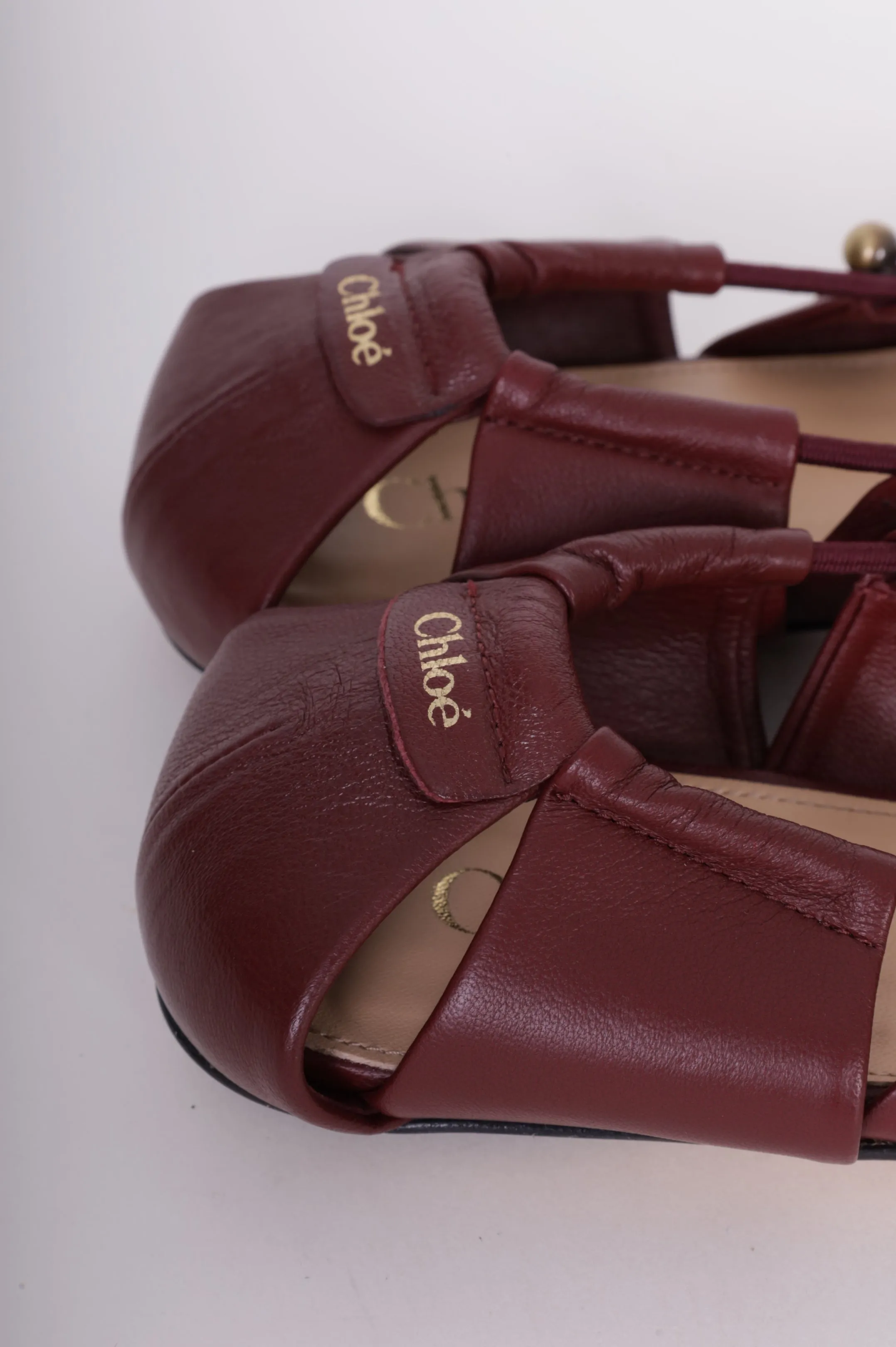 Chloe Womens Red Shoes Size EU 35.5
