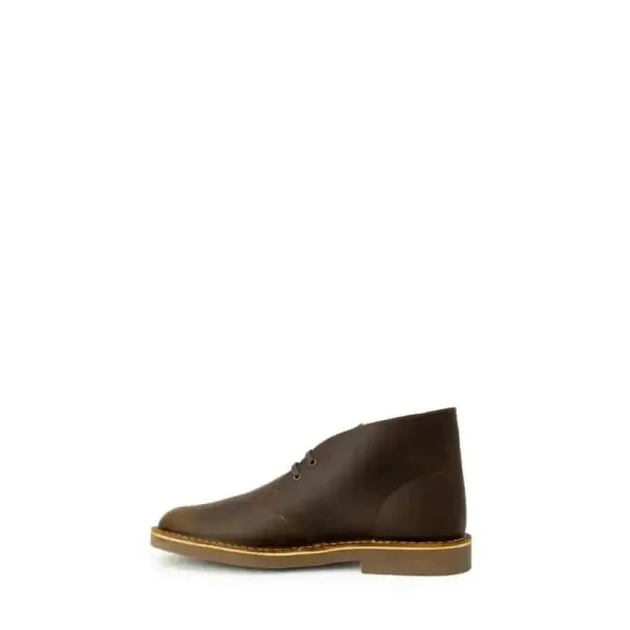 Clarks Men's Ankle Boots - Brown Leather with Laces