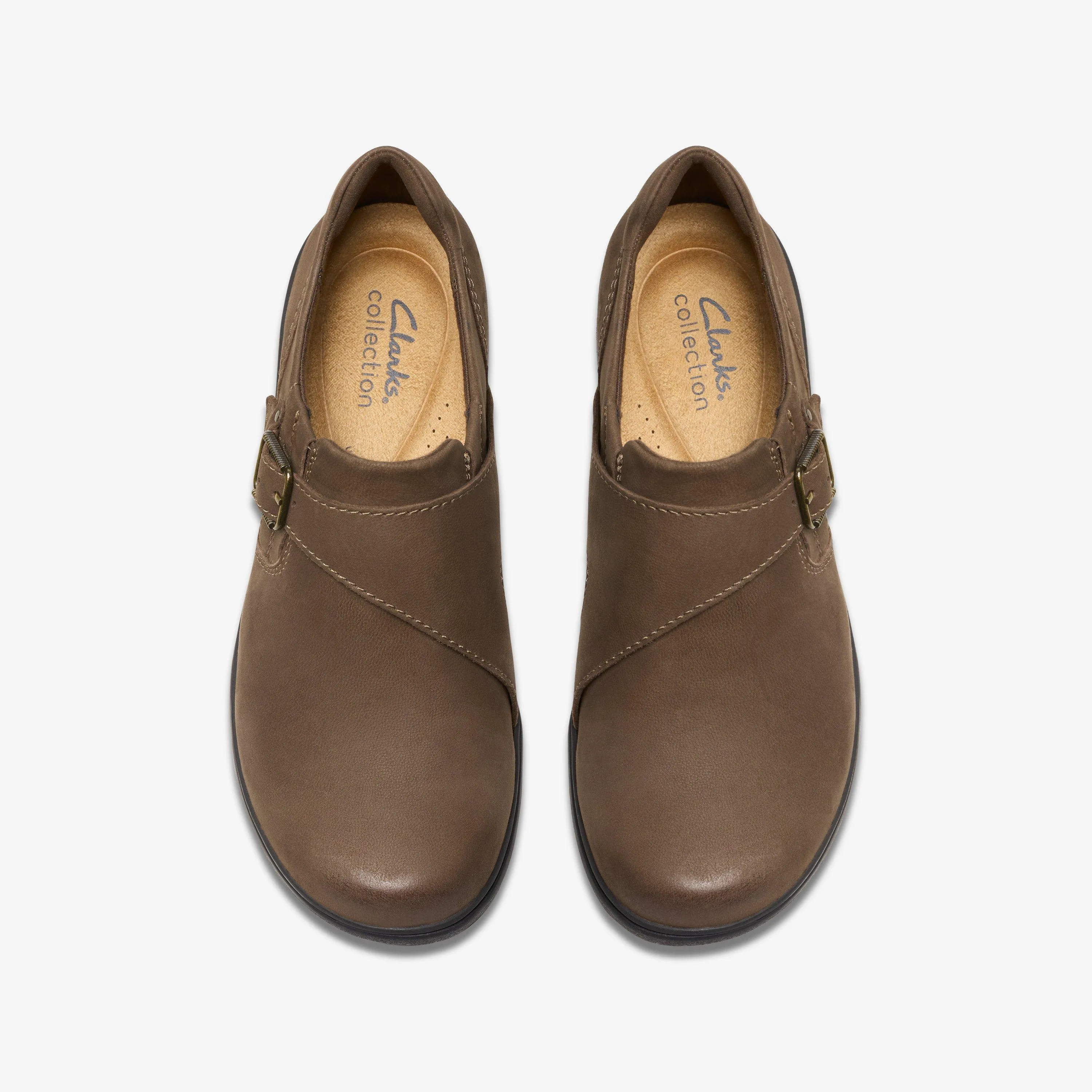 Clarks Women's Carleigh Jazz Mushroom Nubuck 26179506