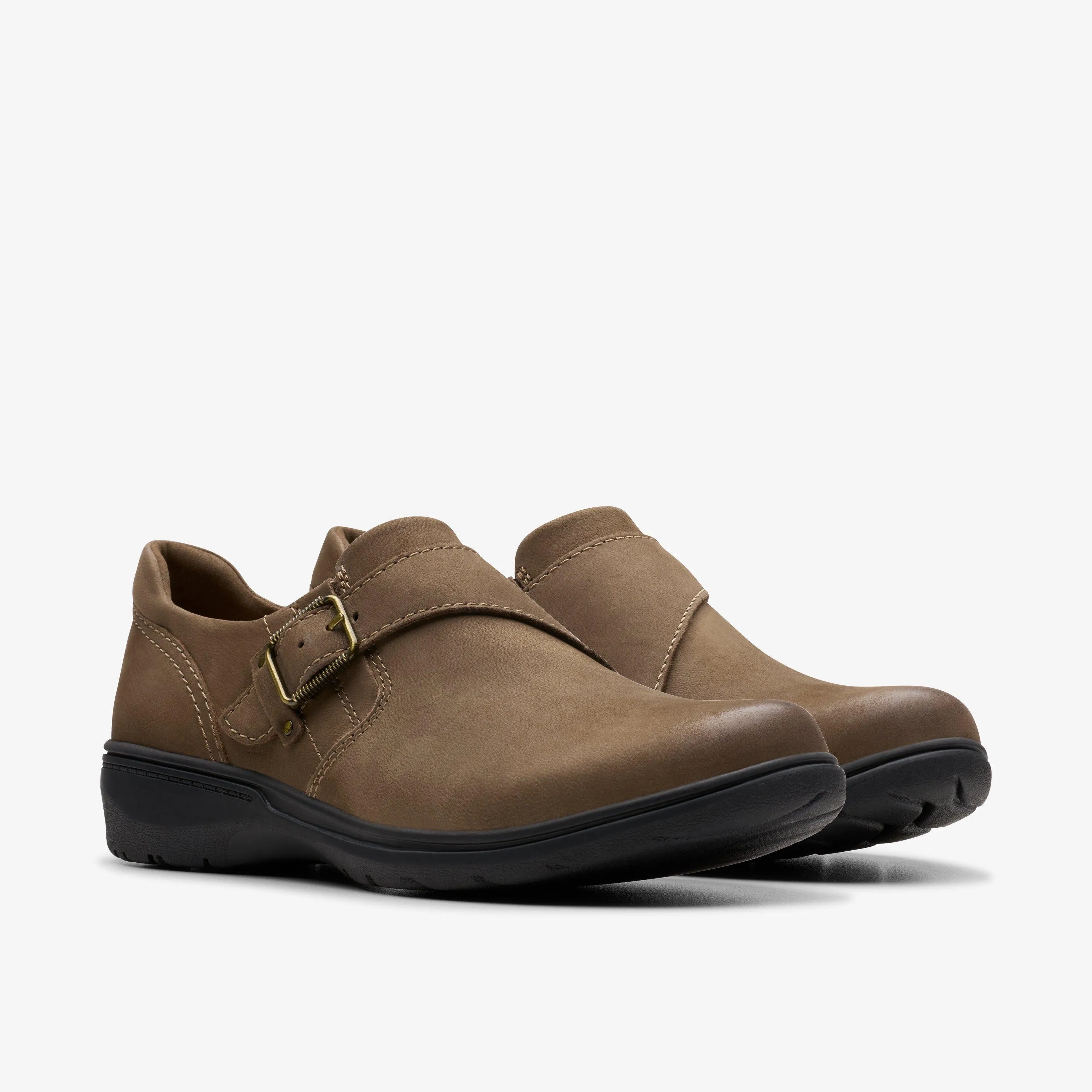 Clarks Women's Carleigh Jazz Mushroom Nubuck 26179506