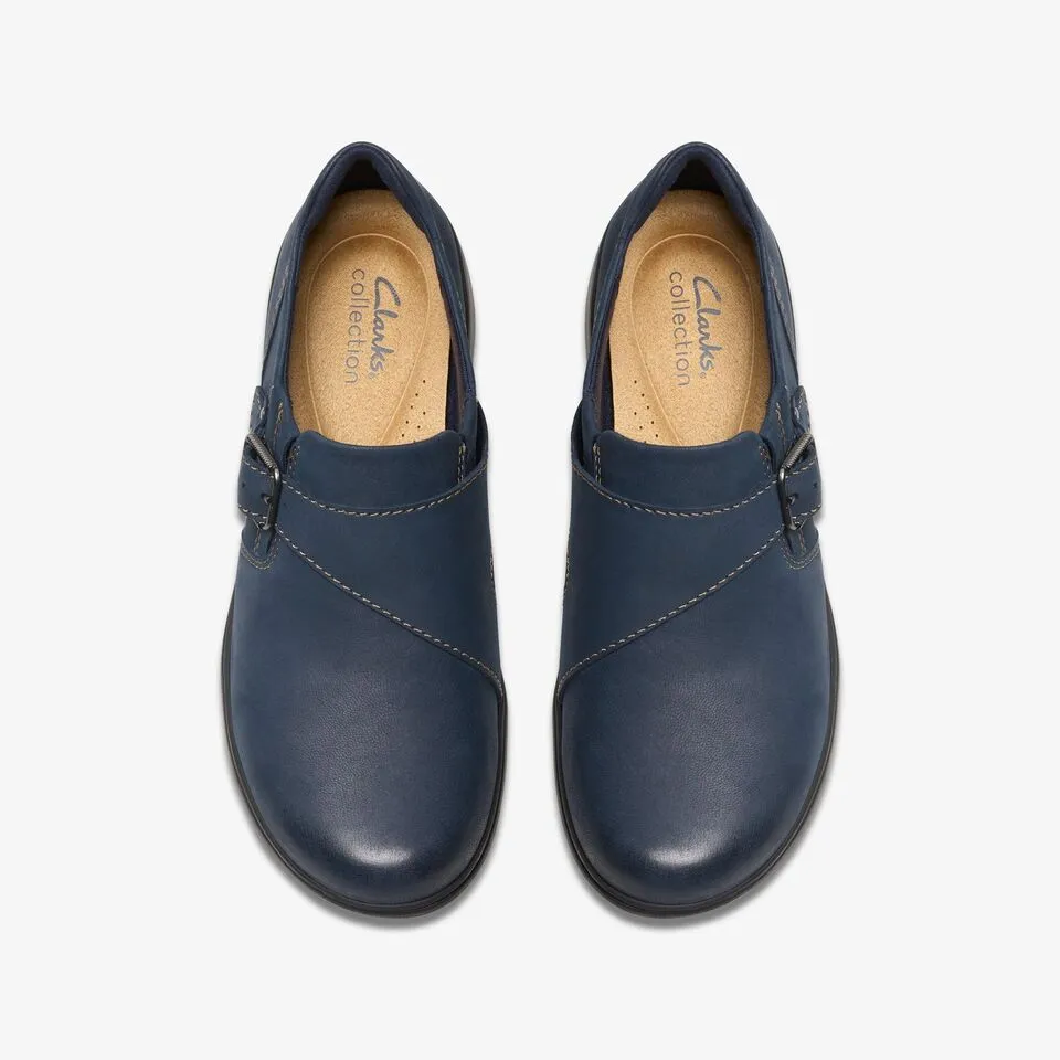 Clarks Womens Carleigh Jazz Navy Nubuck